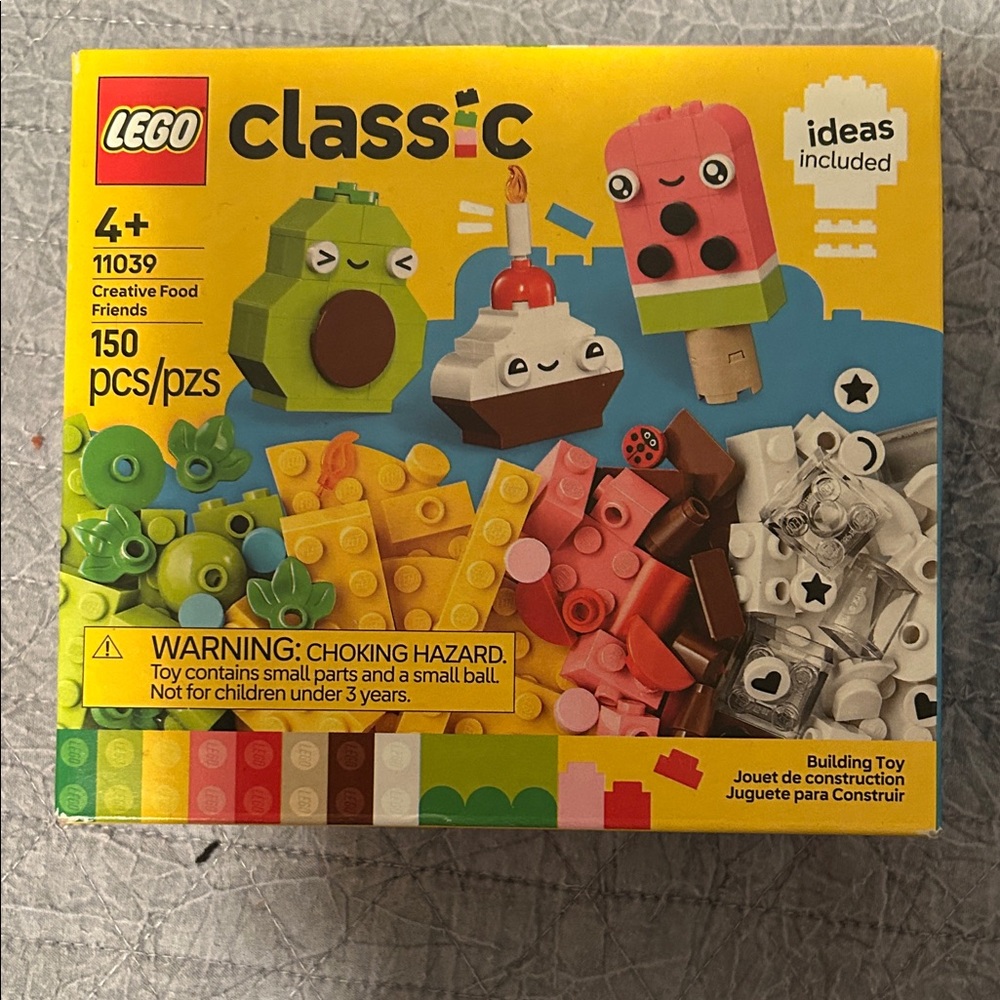 LEGO Classic Creative Food Friends Set - Pink, Green, Brown